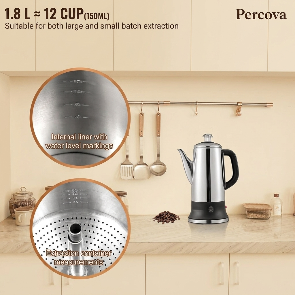 The Percova™ Classic Electric Percolator